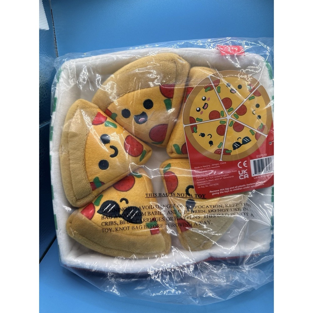 NEW! EMOTIONAL SUPPORT PEPPERONI PIZZA PLUSH STUFFY PALS COZINESS THAT COMFORTS